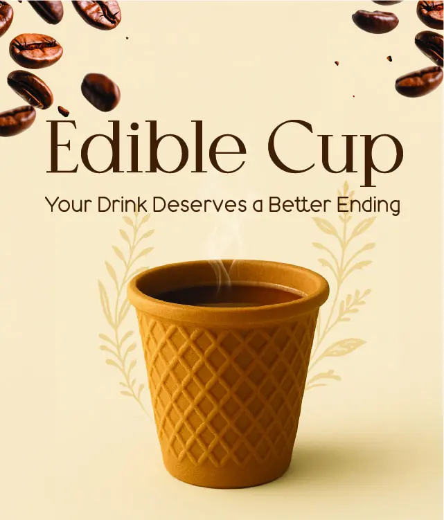 Edible Cups — Your Drink Deserves a Better Ending