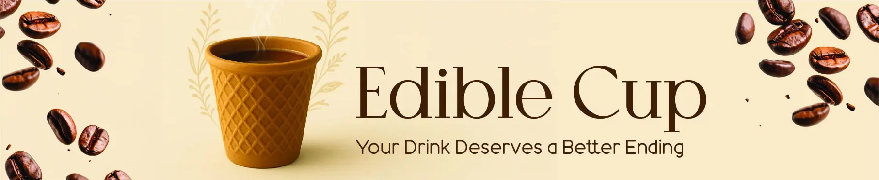 Edible Cups — Your Drink Deserves a Better Ending