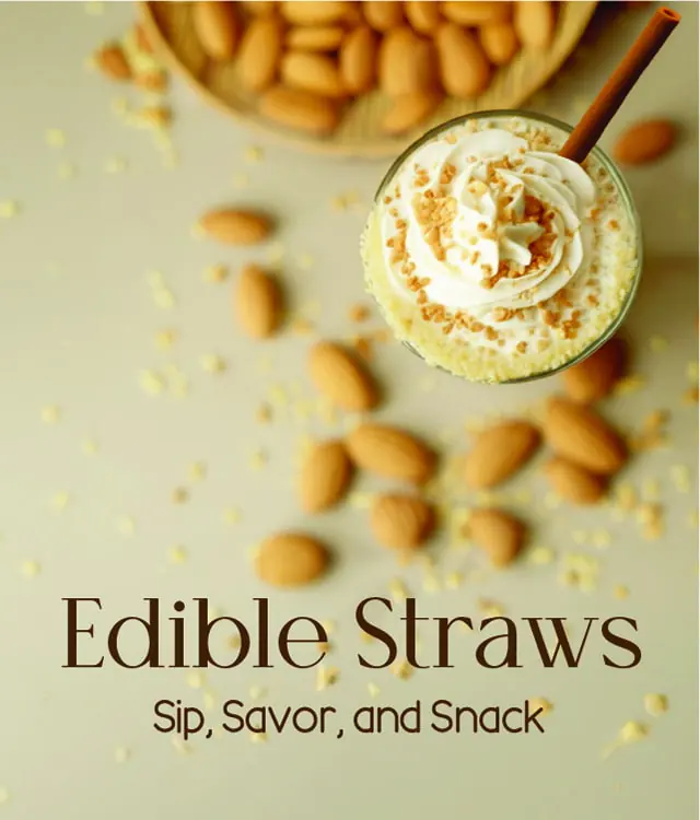 Edible Straws — Sip, Savor, and Snack