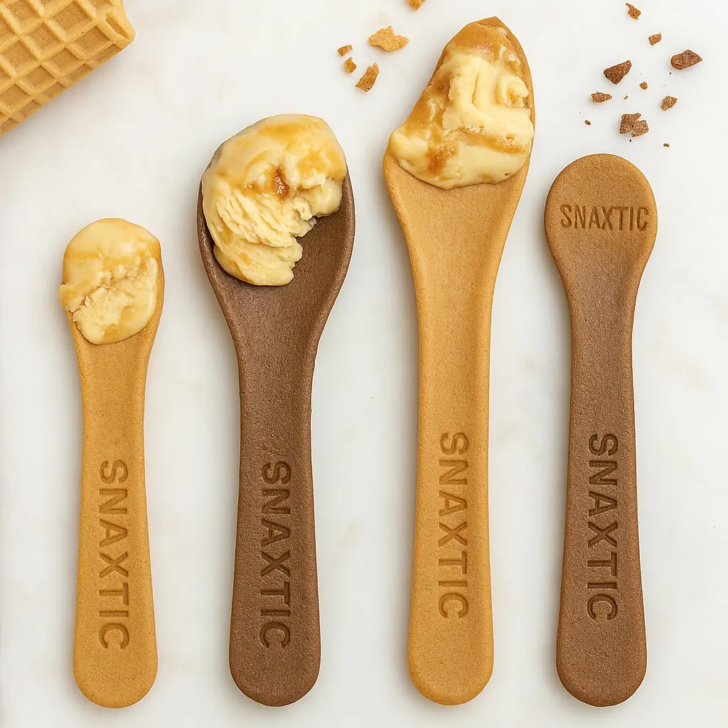 Snaxtic edible cutlery